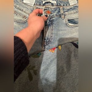 Z1975 BELTED HIGH RISE CROPPED STRAIGHT LEG JEANS 🌸🌺🌸🌺🌸🌼🌸🌺🌼🌻🌼🌸🌺🌸🌼